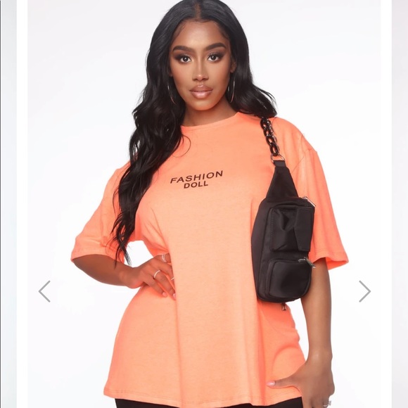 FASHION NOVA OVERSIZED TEE 1X - Picture 2 of 5